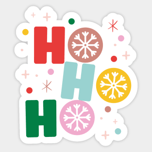 Hohoho Merry Christmas Sticker